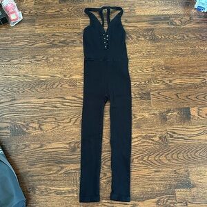 FP Movement Happiness Runs Henley Onesie, size xs/s, black, very good condition